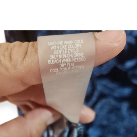 Tommy Hilfiger Blue Floral A-Line Dress, Sz 6, EUC - Picture 9 of 11